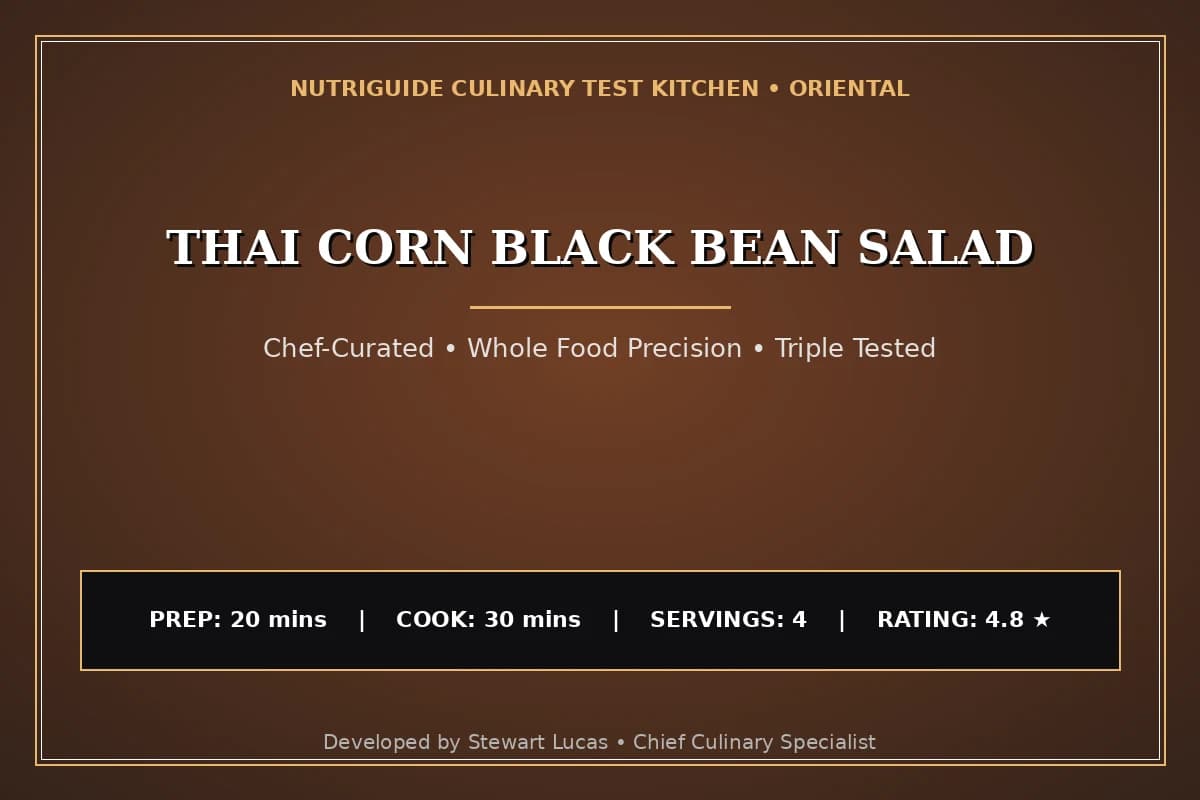 Thai Corn Black Bean Salad