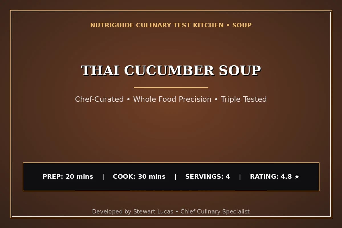 Thai Cucumber Soup