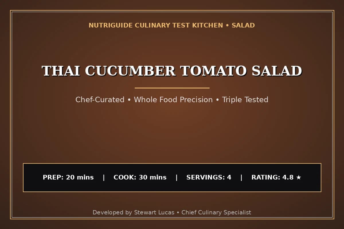 Thai Cucumber Tomato Salad