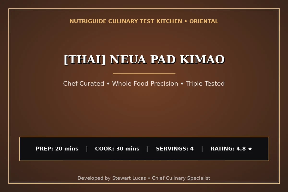 [Thai] Neua Pad Kimao
