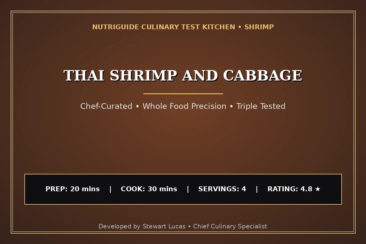 Thai Shrimp And Cabbage