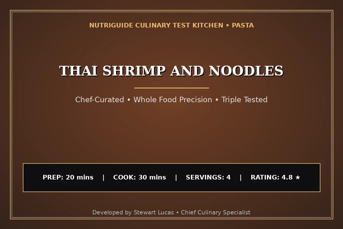 Thai Shrimp And Noodles