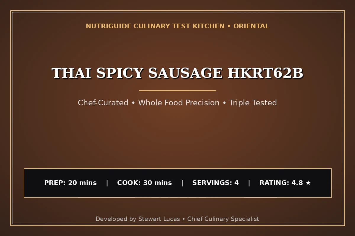 Thai Spicy Sausage Hkrt62B