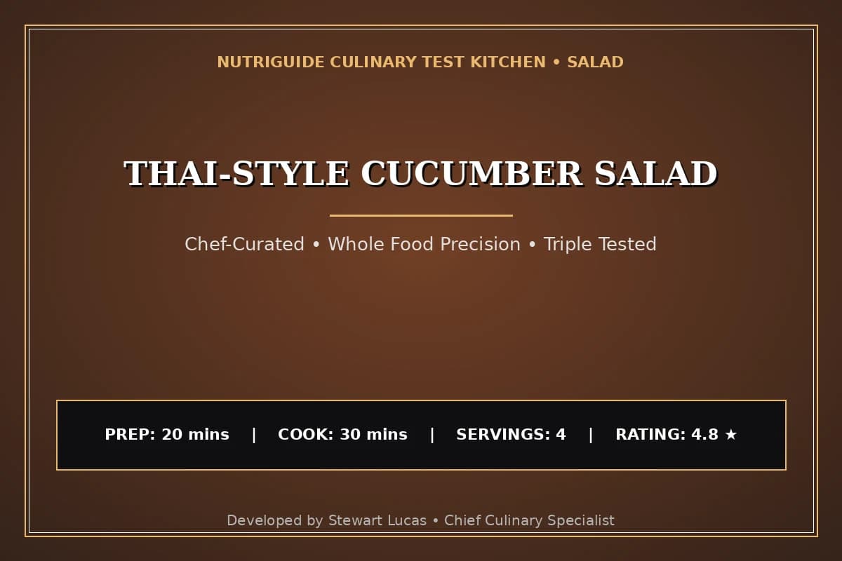 Thai-Style Cucumber Salad