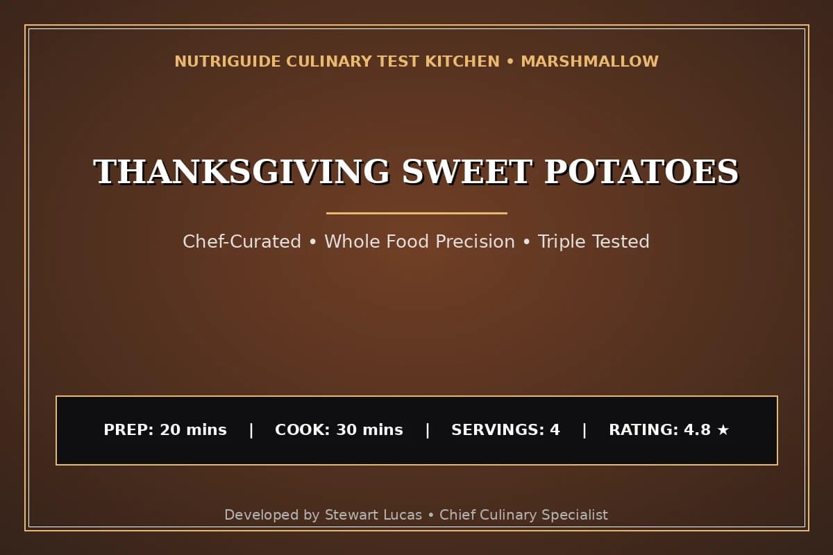 Thanksgiving Sweet Potatoes