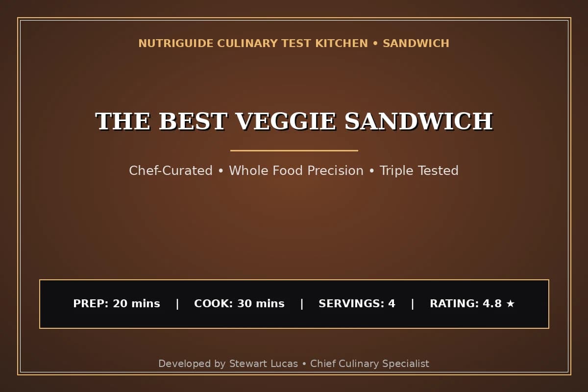 The Best Veggie Sandwich