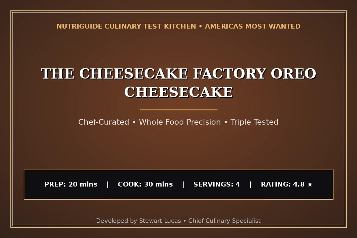 The Cheesecake Factory Oreo Cheesecake