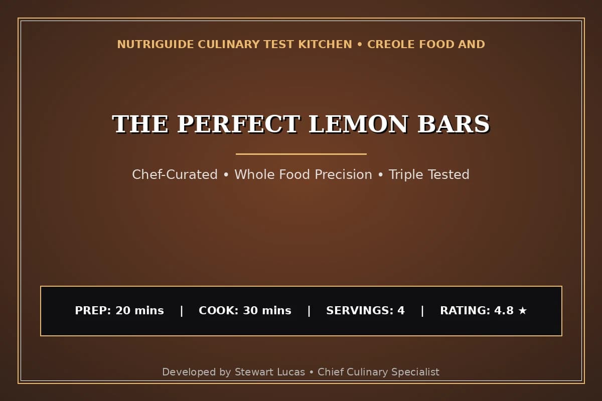 The Perfect Lemon Bars