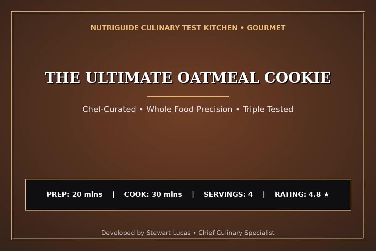 The Ultimate Oatmeal Cookie