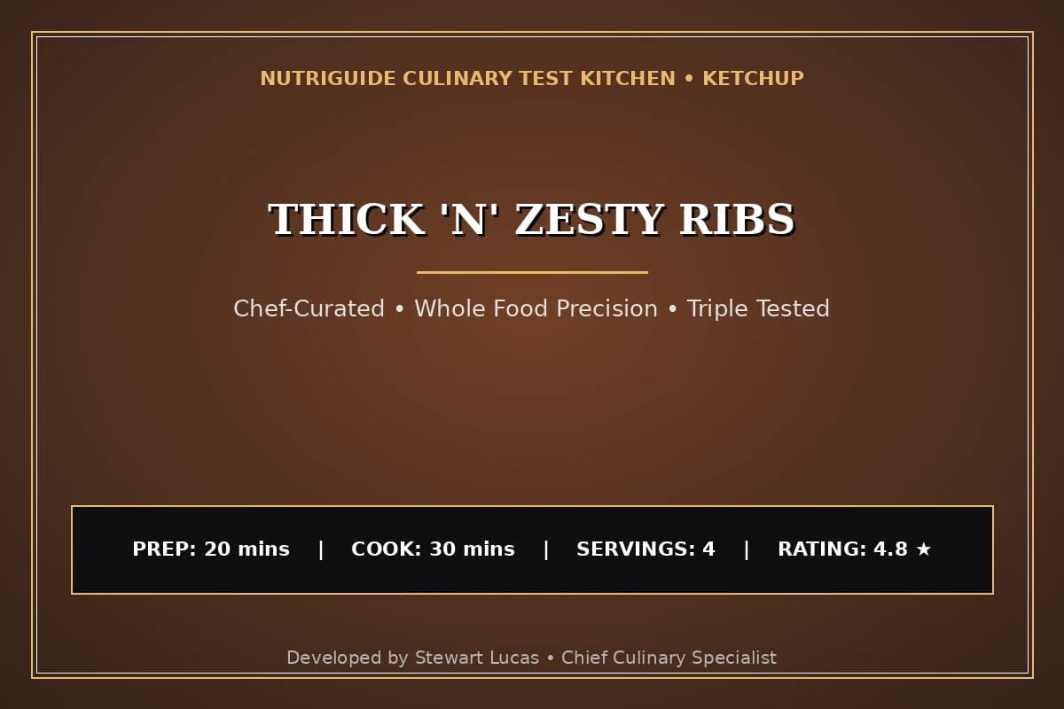 Thick 'N' Zesty Ribs