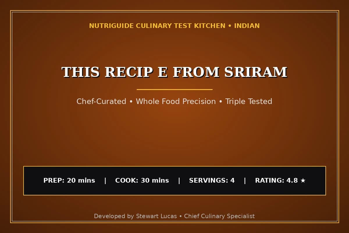 This Recip E From Sriram