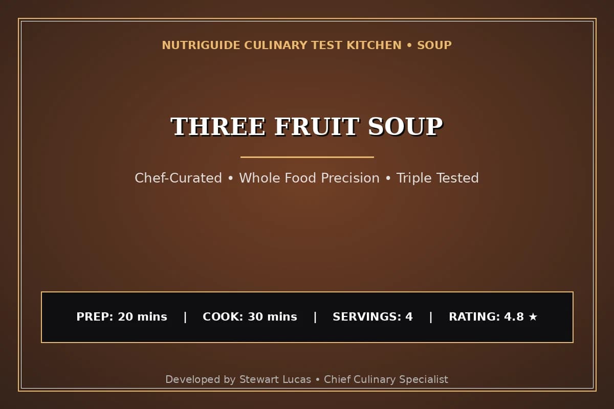 Three Fruit Soup