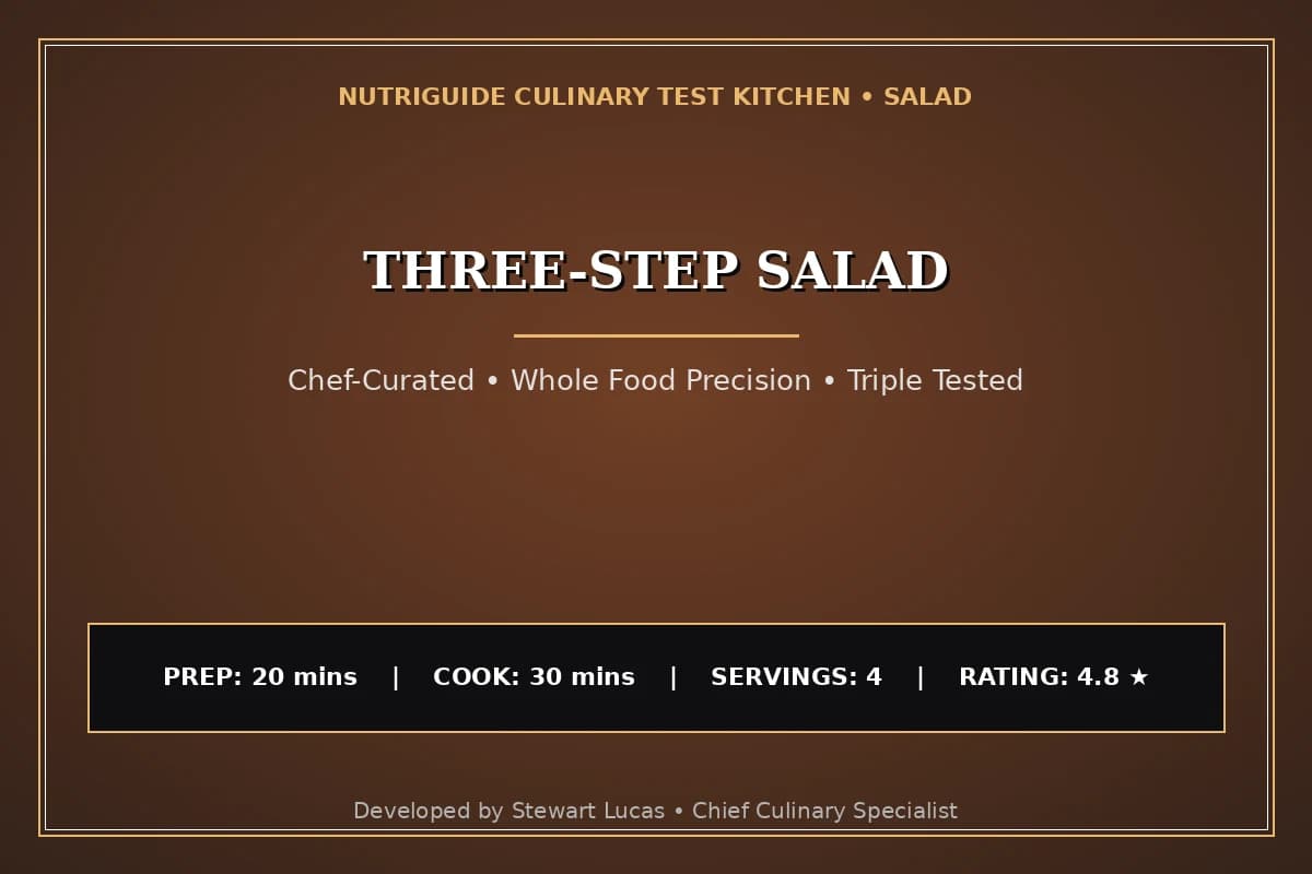 Three-Step Salad