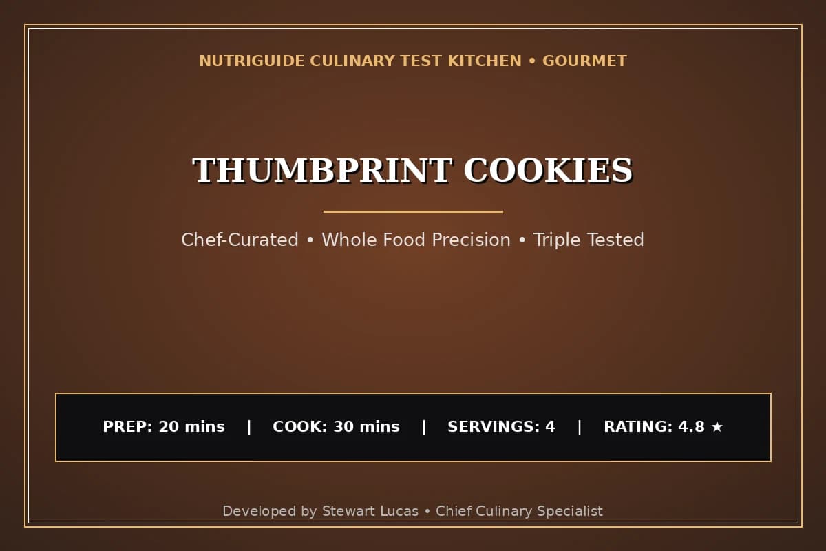 Thumbprint Cookies