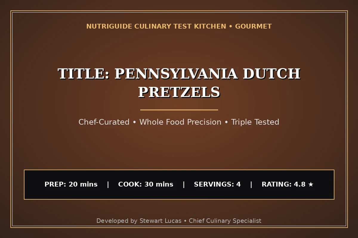 Title: Pennsylvania Dutch Pretzels