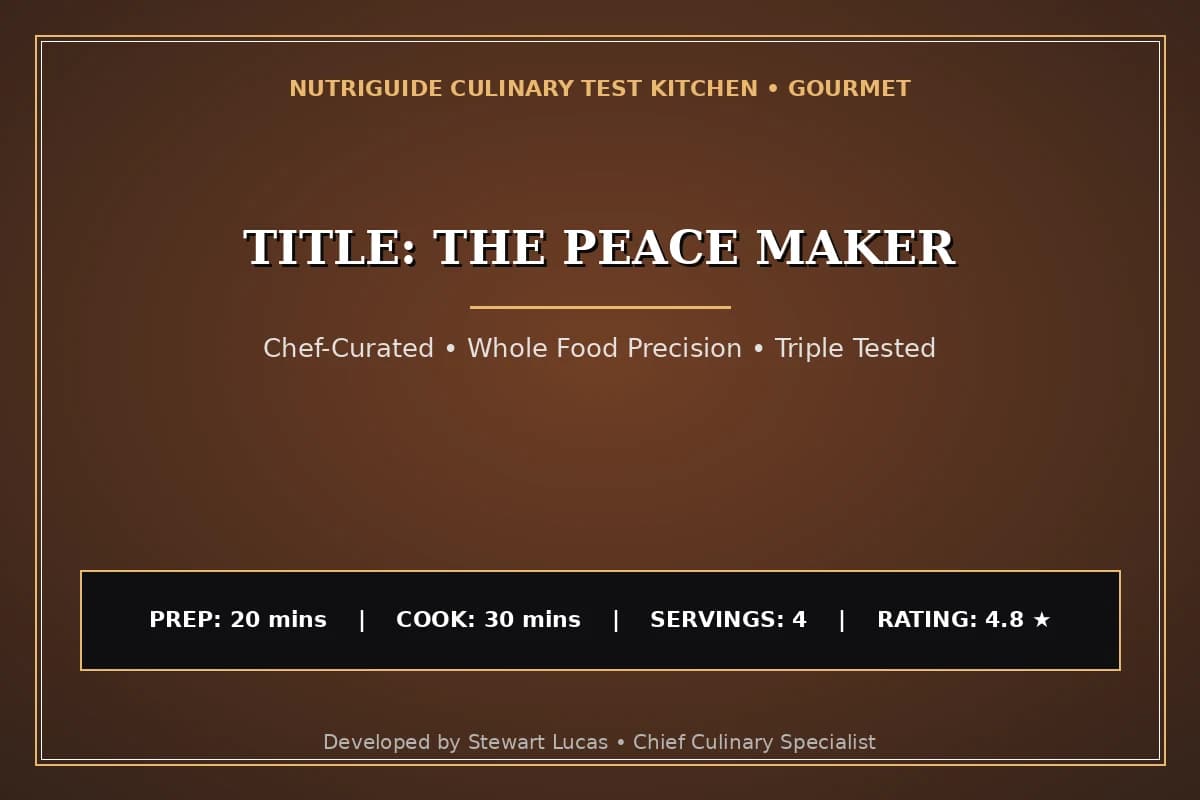 Title: The Peace Maker