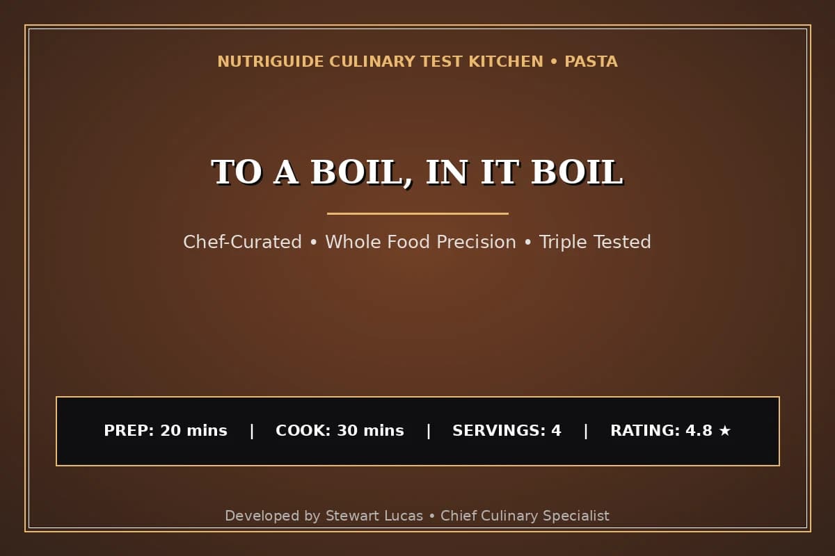 To A Boil, In It Boil