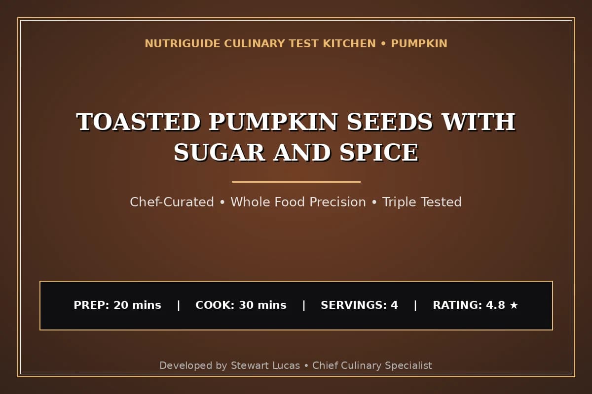 Toasted Pumpkin Seeds With Sugar And Spice