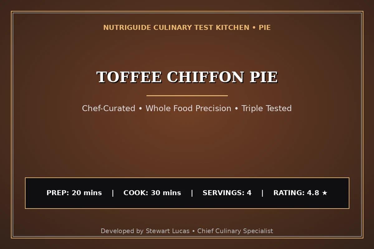 Toffee Chiffon Pie