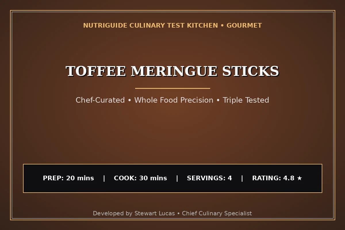 Toffee Meringue Sticks