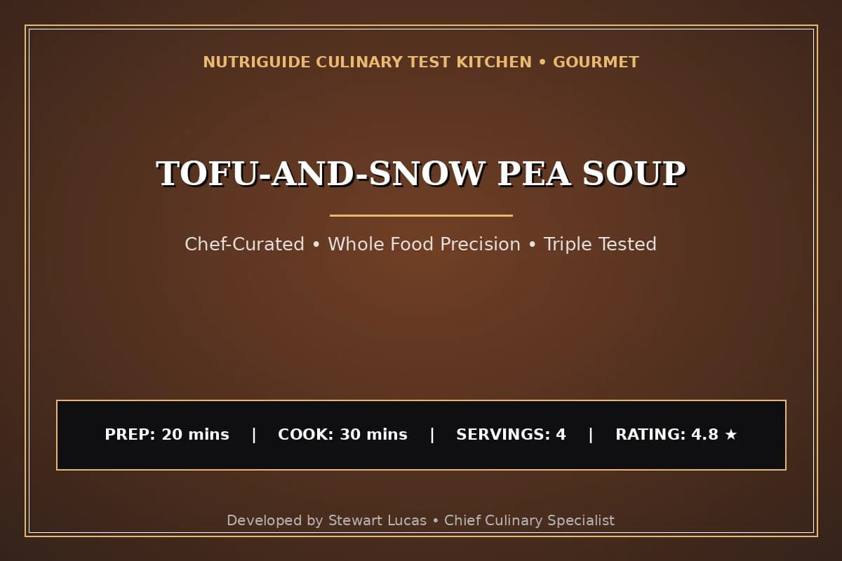 Tofu-And-Snow Pea Soup