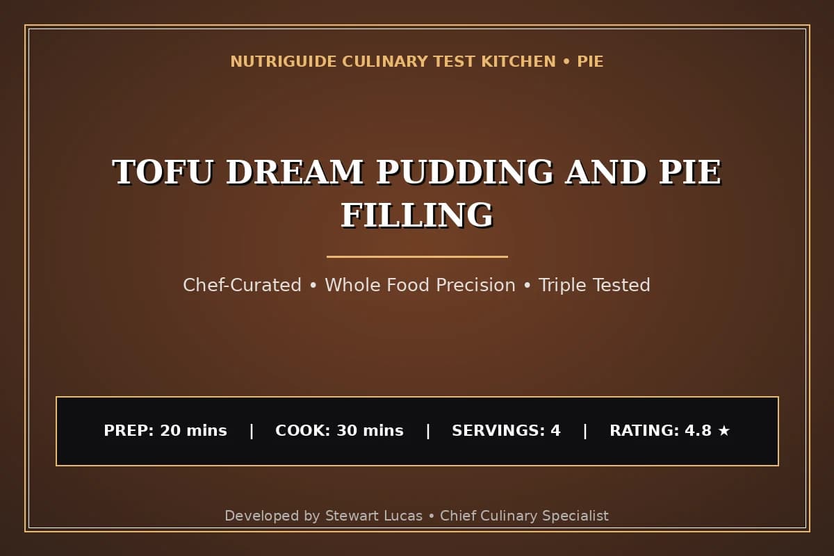 Tofu Dream Pudding And Pie Filling