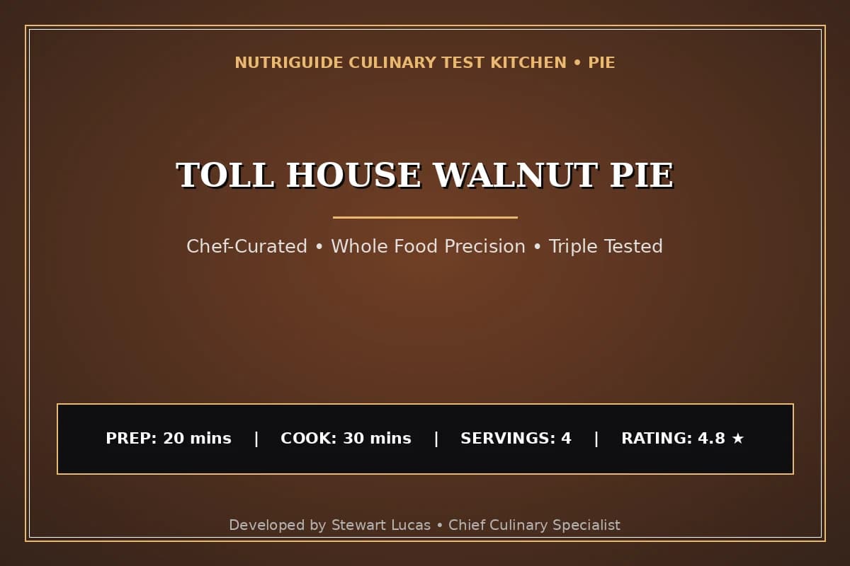Toll House Walnut Pie