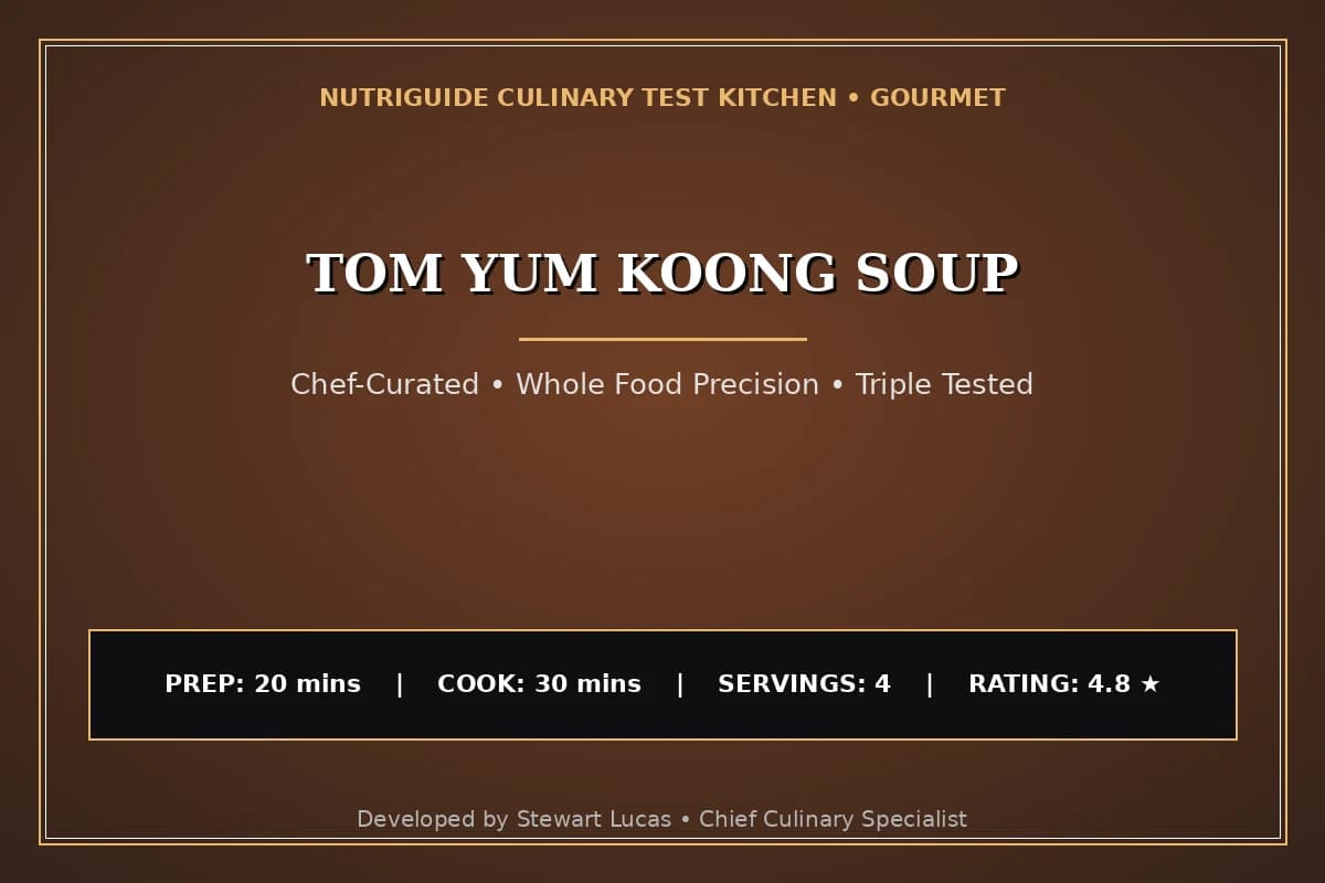 Tom Yum Koong Soup