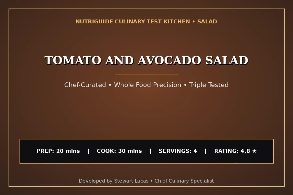 Tomato And Avocado Salad