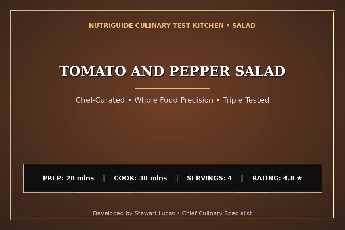 Tomato And Pepper Salad