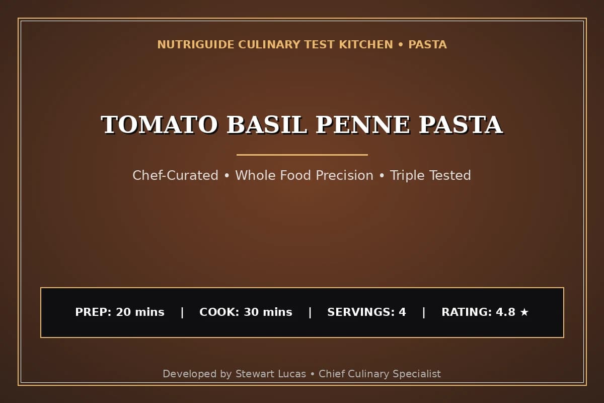 Tomato Basil Penne Pasta