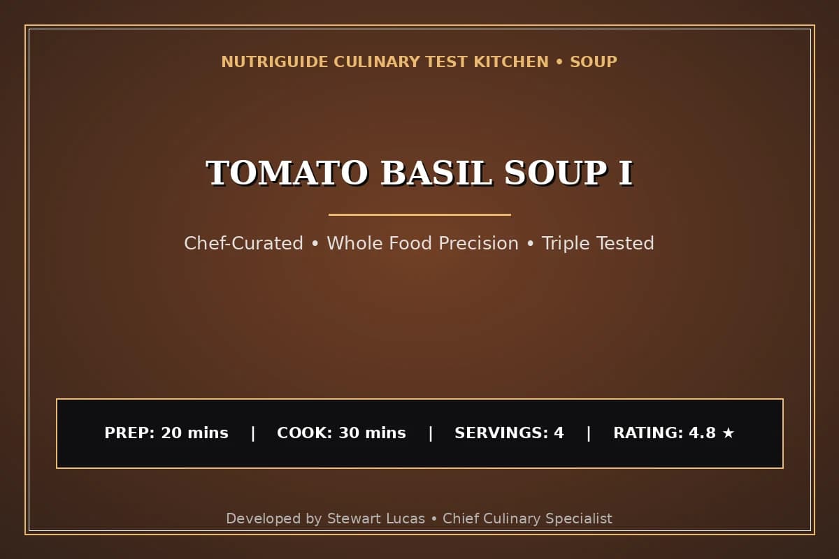 Tomato Basil Soup I