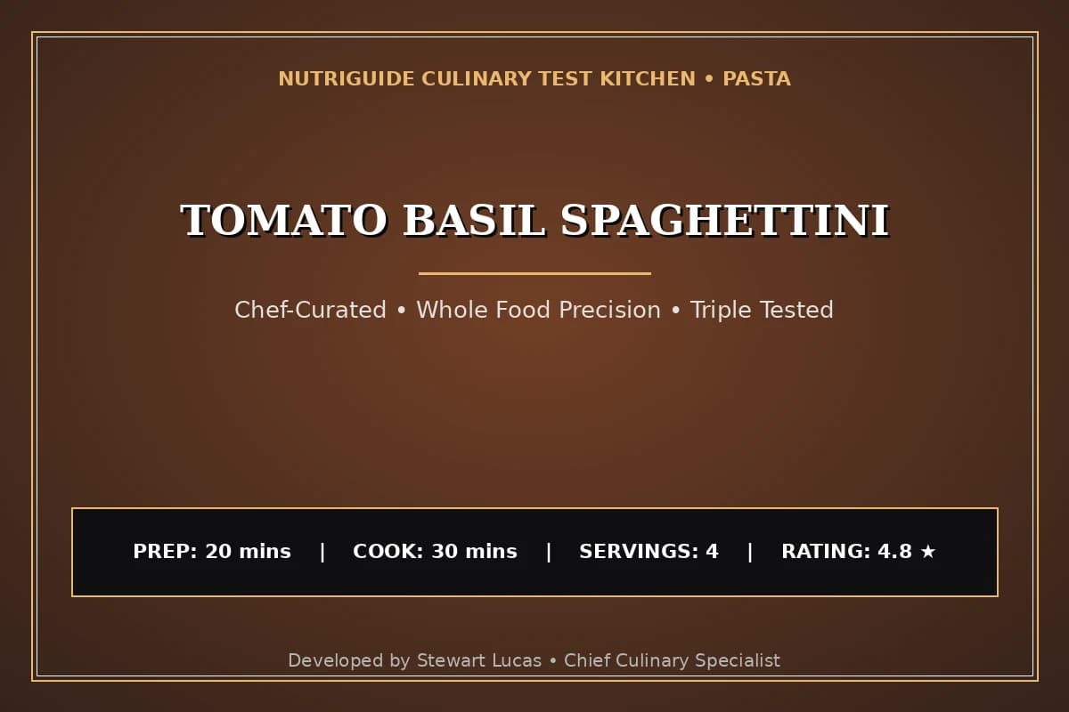 Tomato Basil Spaghettini