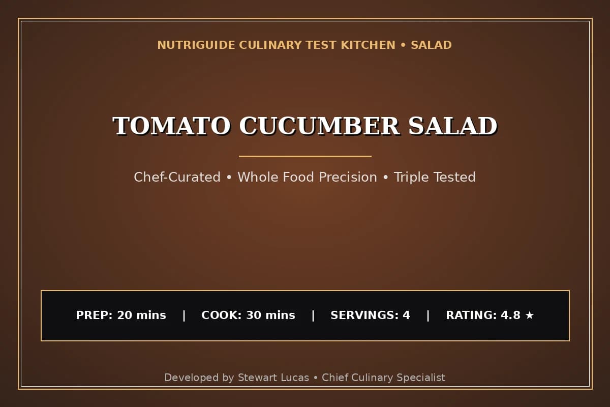 Tomato Cucumber Salad