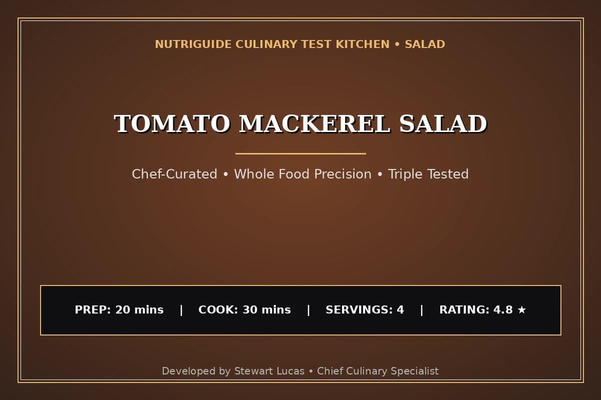 Tomato Mackerel Salad