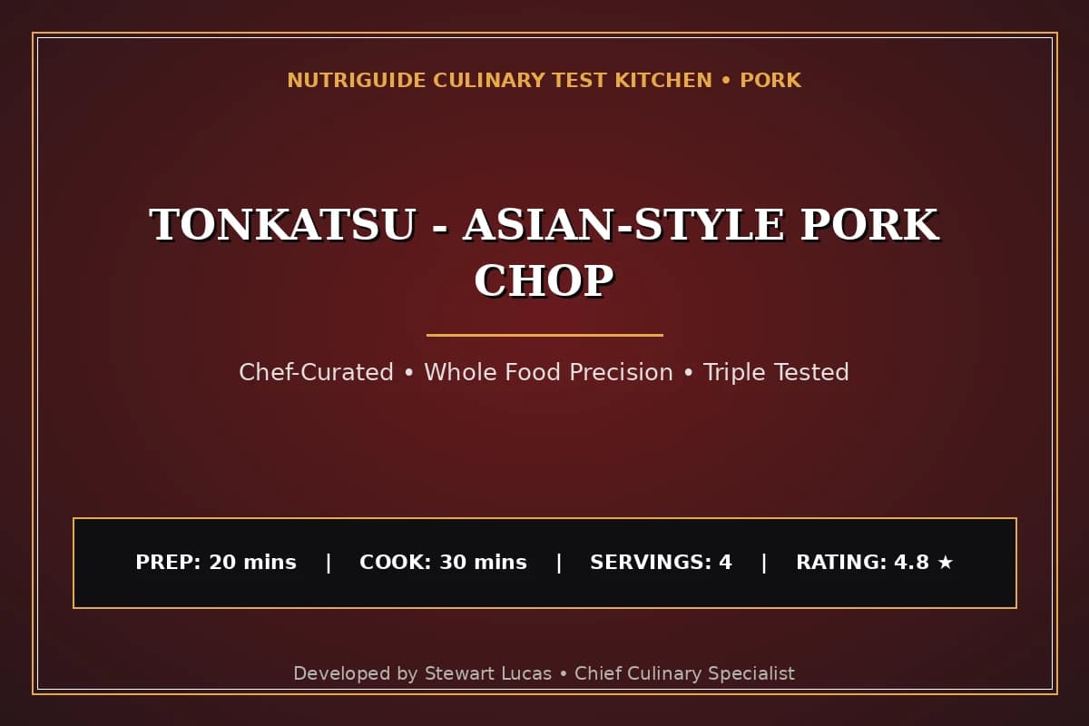 Tonkatsu - Asian-Style Pork Chop