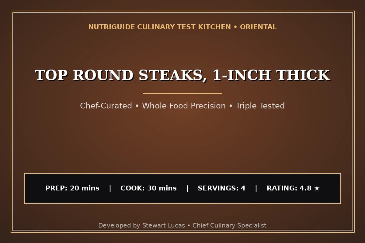 Top Round Steaks, 1-Inch Thick