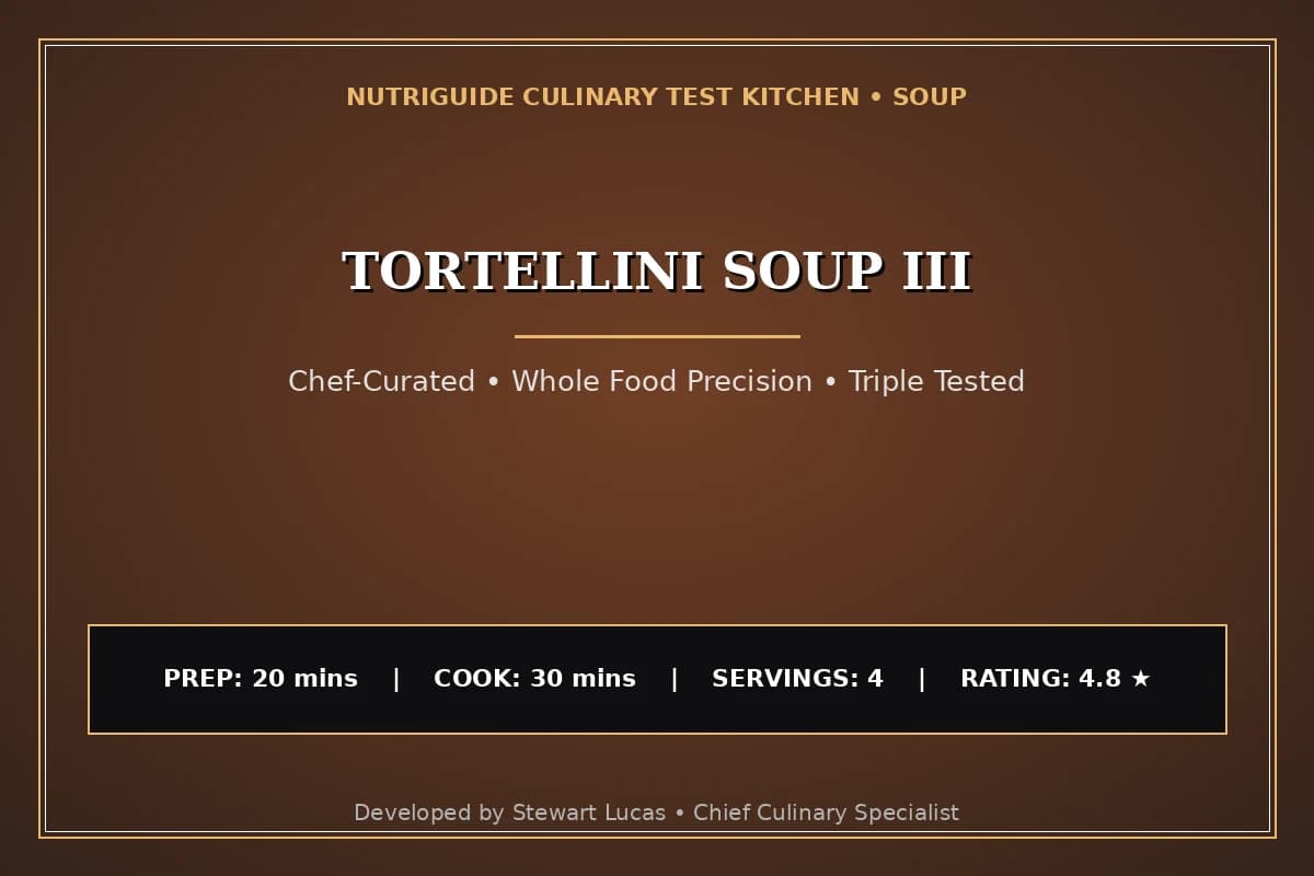 Tortellini Soup Iii