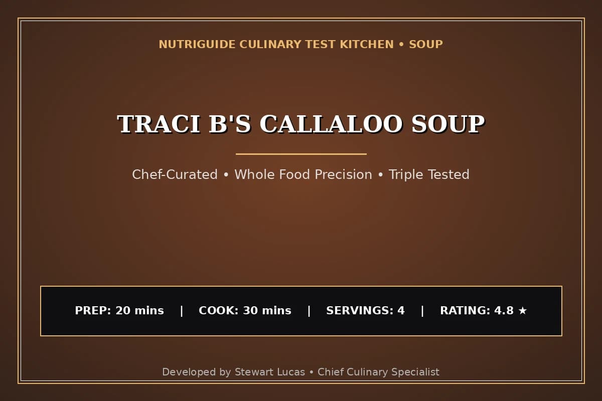 Traci B'S Callaloo Soup