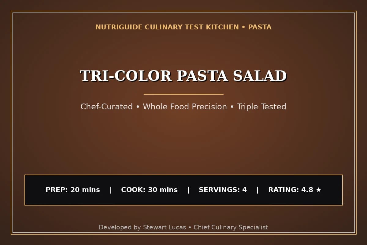 Tri-Color Pasta Salad