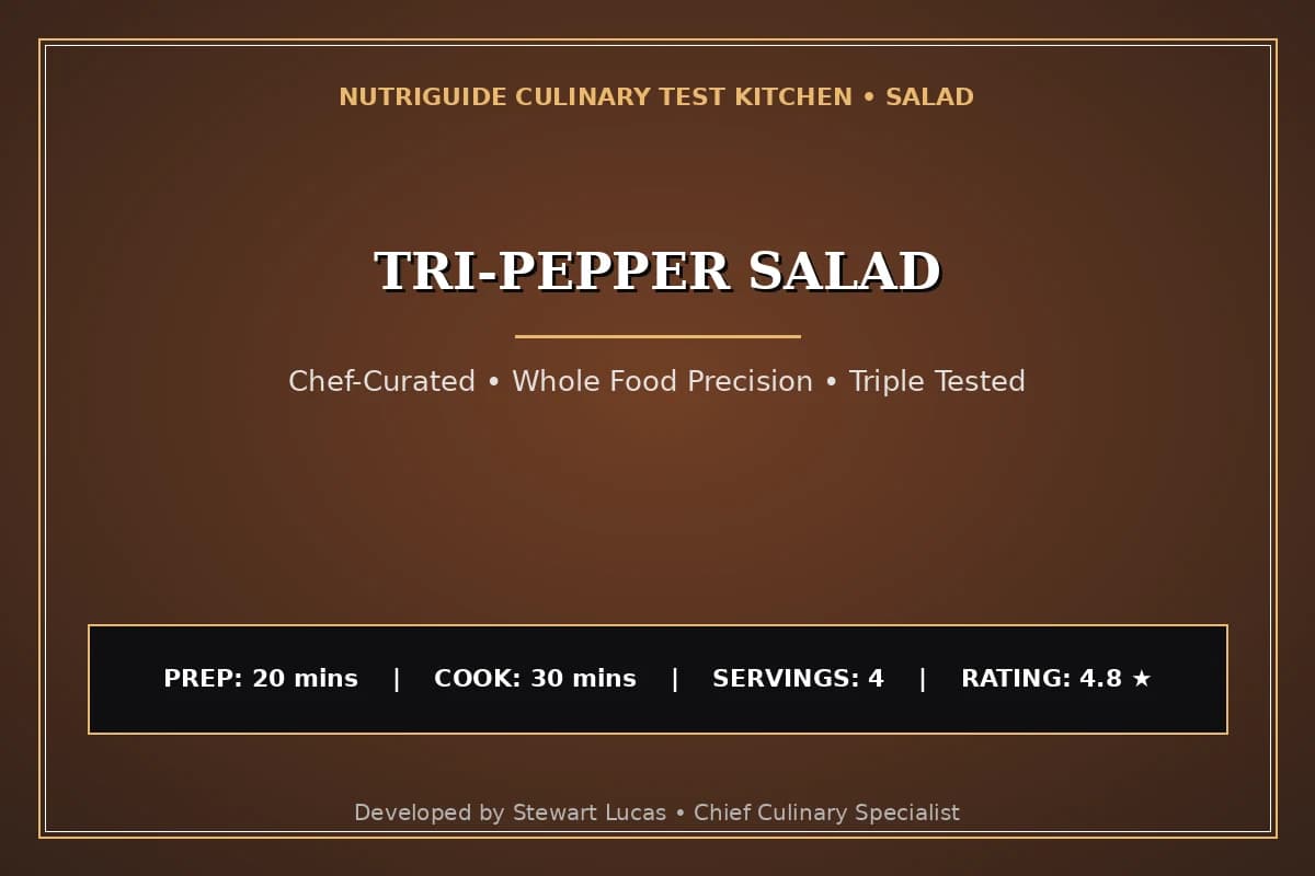 Tri-Pepper Salad