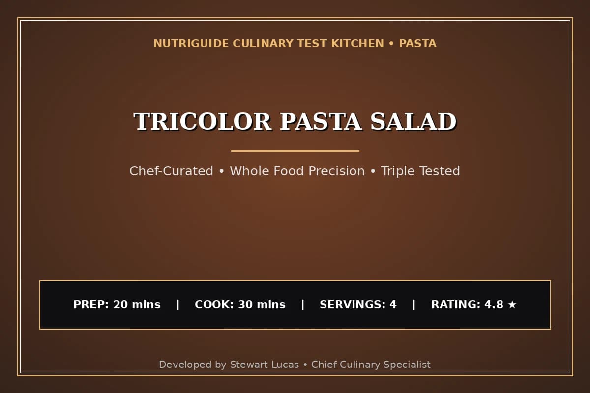 Tricolor Pasta Salad