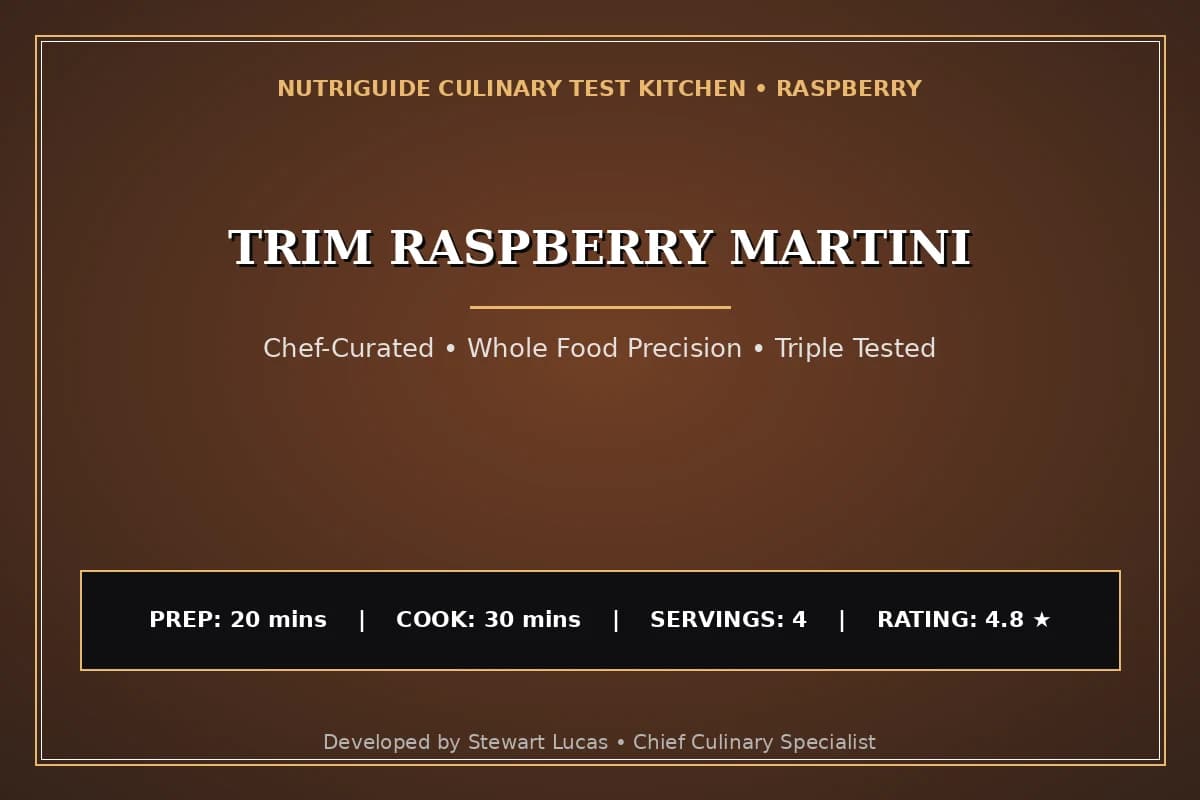 Trim Raspberry Martini