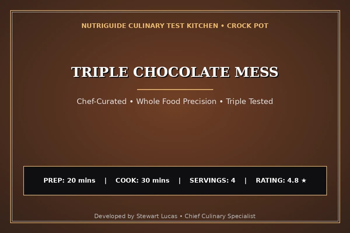 Triple Chocolate Mess
