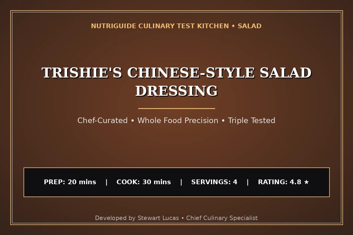 Trishie'S Chinese-Style Salad Dressing
