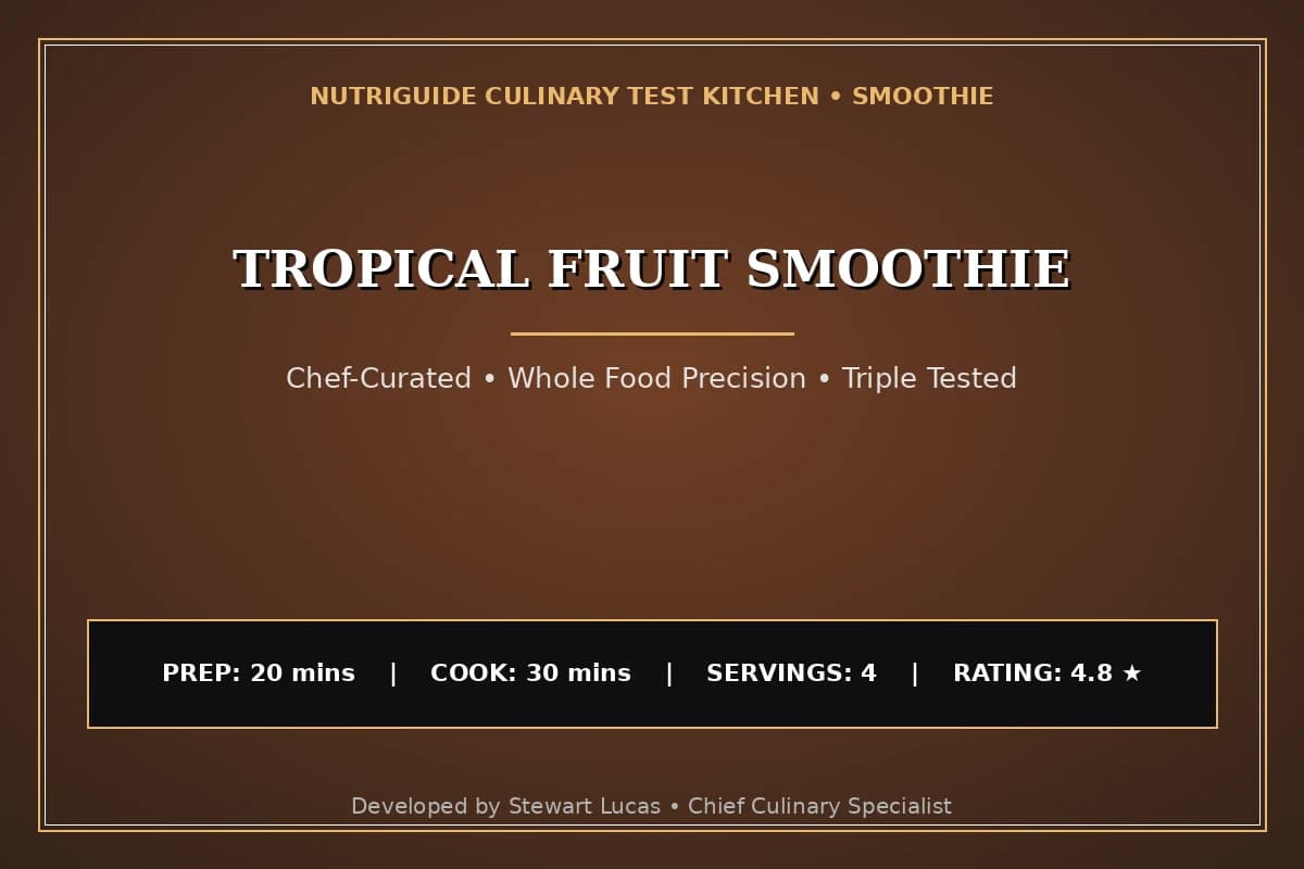 Tropical Fruit Smoothie