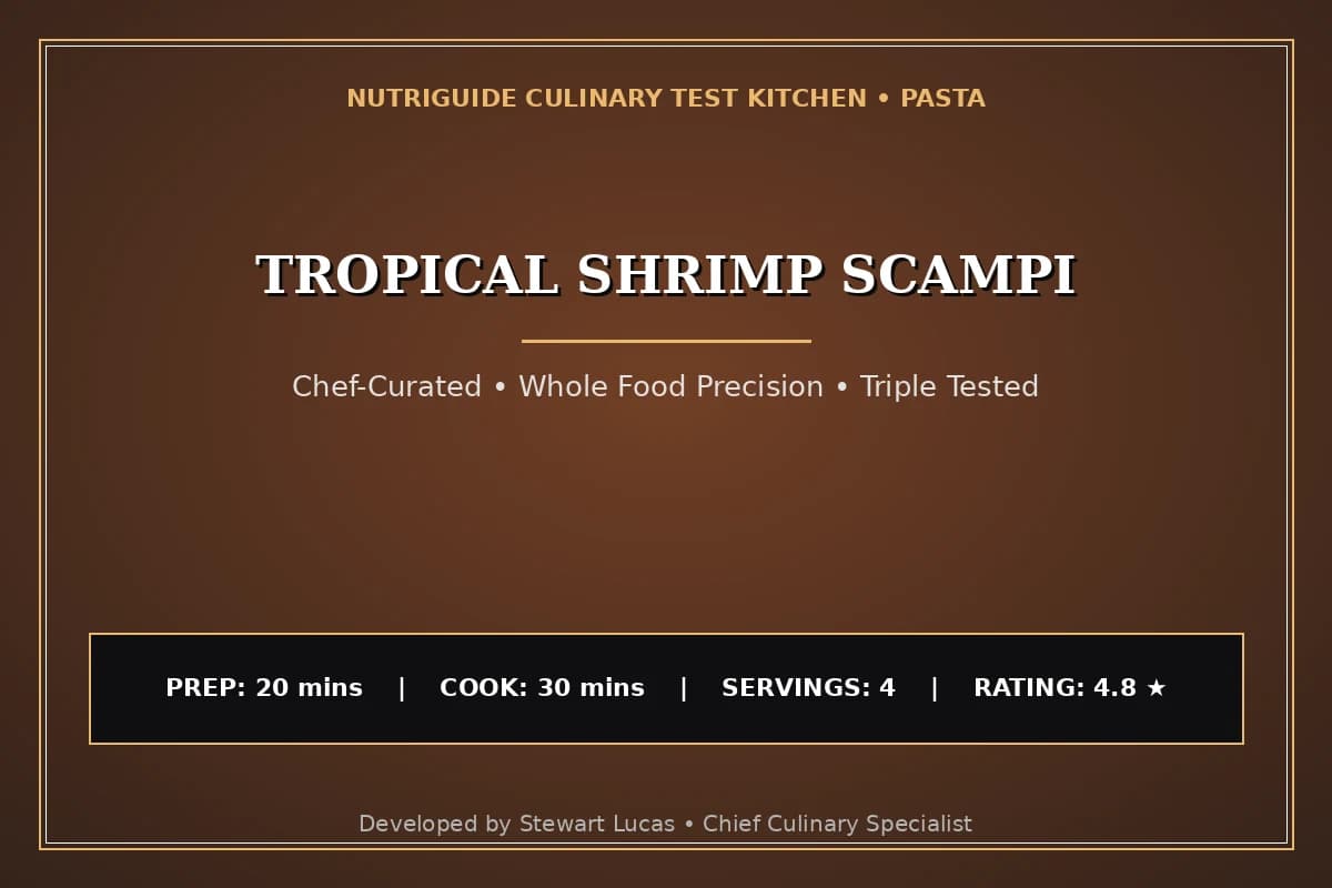 Tropical Shrimp Scampi