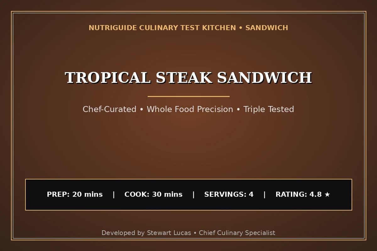Tropical Steak Sandwich