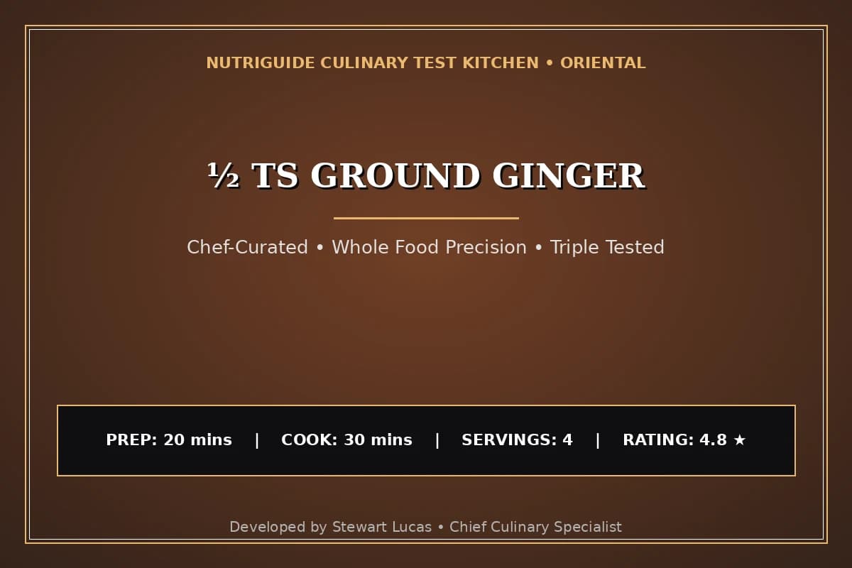½ Ts Ground Ginger