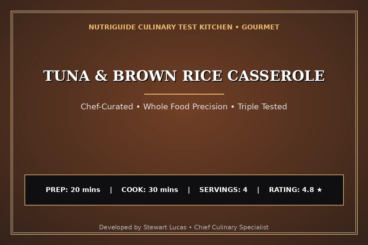 Tuna & Brown Rice Casserole